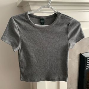Wild Fable Grey crop top
